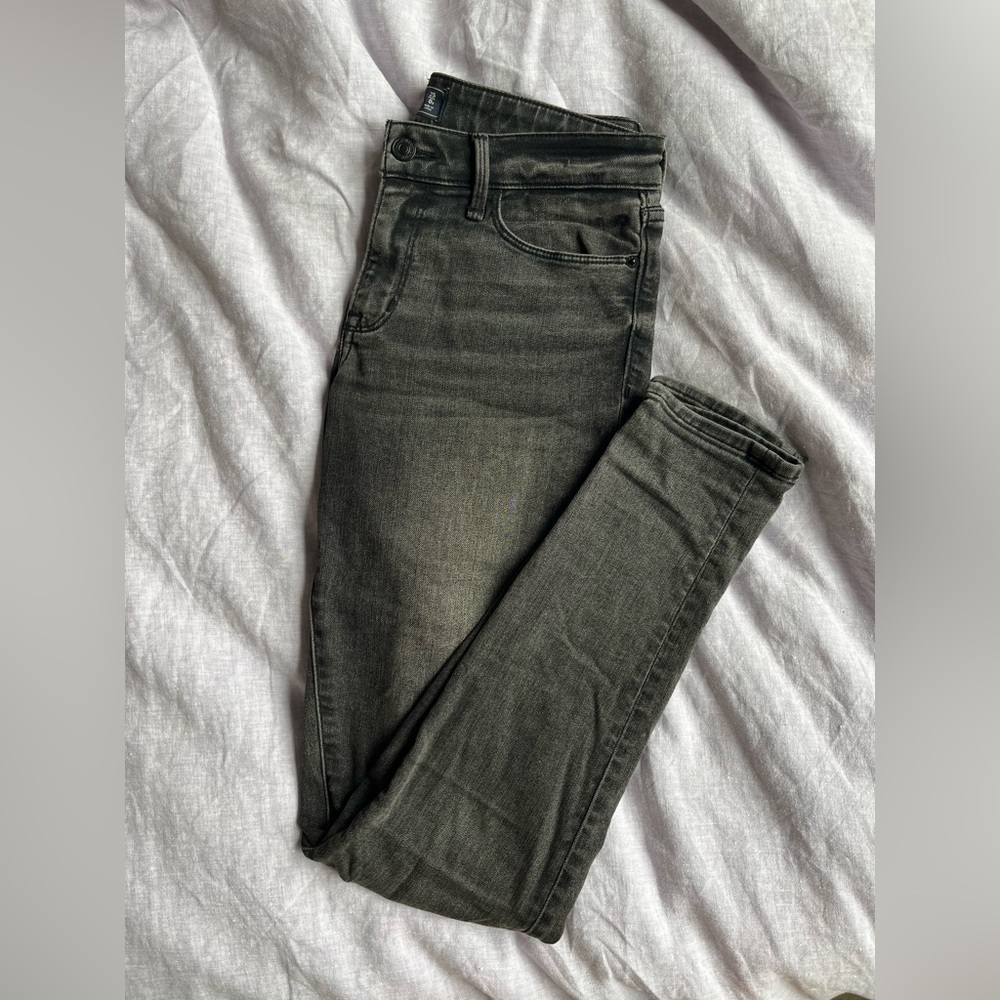 Faded Black Abercrombie Skinny Jeans